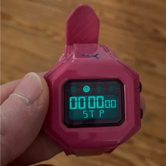 Puma pink digital sports watch - Picture 8 of 8